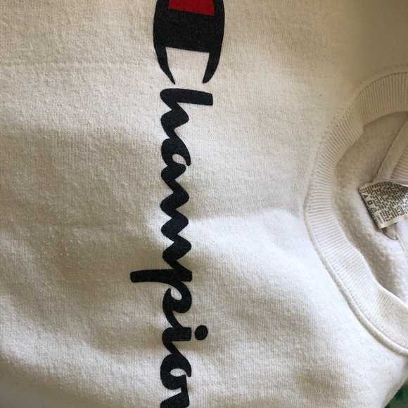 White Champion Crewneck/Sweater Reverse Weave - Picture 3 of 4